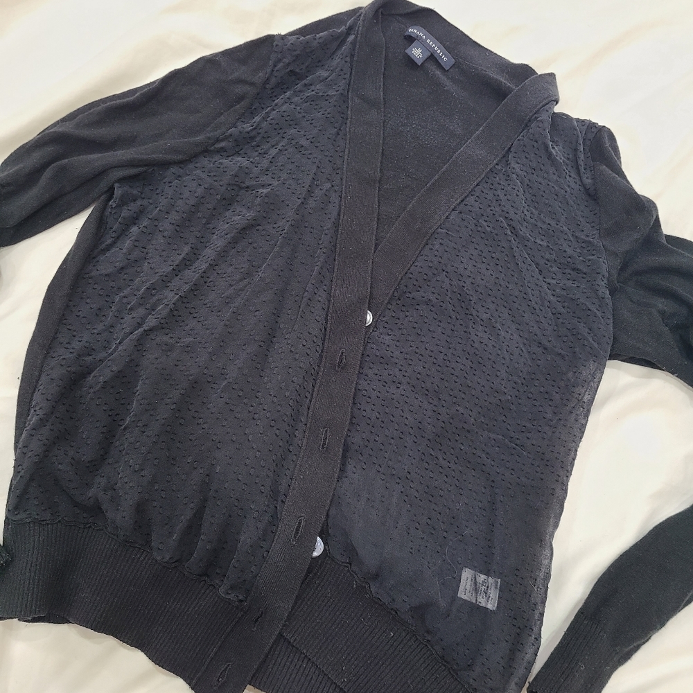 Banana republic sheer front cardigan